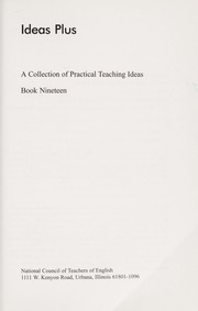 Front cover of Ideas Plus by National Council of Teaches of English