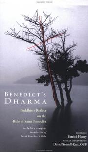 Cover of Benedict's Dharma by Henry, Patrick