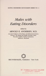 Cover of Males with eating disorders by Arnold E. Andersen