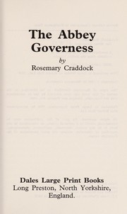 Cover of The Abbey Governess by Rosemary Craddock