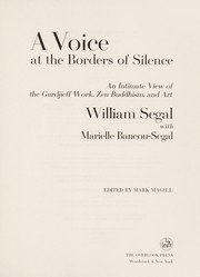 Front cover of A voice at the borders of silence by William Segal