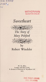 Cover of Sweetheart by Robert Windeler
