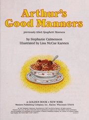 Front cover of Spaghetti Manners (Golden Friendly Books) by Stephanie Calmenson