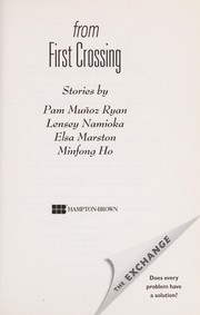 Cover of From First crossing by Donald R. Gallo