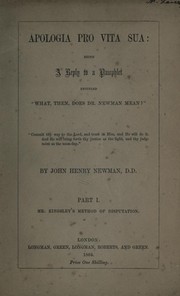 Front cover of Apologia pro vita sua by John Henry Newman