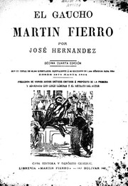 Front cover of Martín Fierro by José Hernández