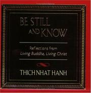 Front cover of Be Still and Know by Thích Nhất Hạnh
