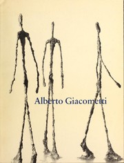Front cover of Alberto Giacometti by Alberto Giacometti