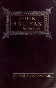 Cover of John Halifax, gentleman by Dinah Maria Mulock Craik