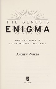 Front cover of The Genesis enigma by Andrew Parker