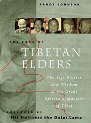 Cover of The Book of Tibetan Elders by Sandy Johnson