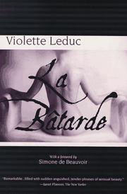 Cover of La bâtarde by Violette Leduc