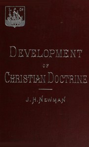 Cover of An Essay on the Development of Christian Doctrine by John Henry Newman