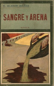 Cover of Sangre y arena by Vicente Blasco Ibáñez