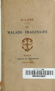 Cover of Le Malade imaginaire by Molière
