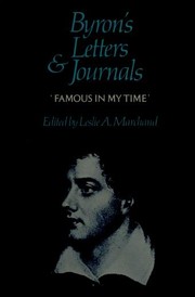 Front cover of Byron's letters and journals by Lord Byron