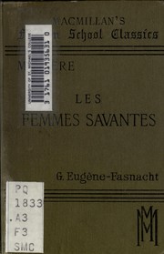 Front cover of Les femmes savantes by Molière