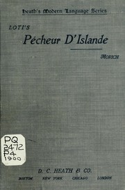 Cover of Pêcheur d'Islande by Pierre Loti