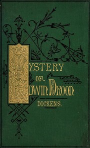 Front cover of The mystery of Edwin Drood by Charles Dickens