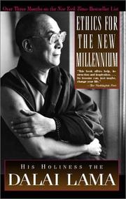 Cover of Ethics for the new millennium by His Holiness Tenzin Gyatso the XIV Dalai Lama