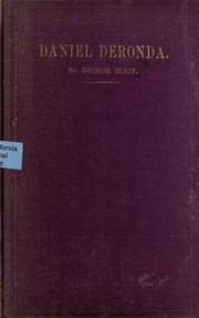 Cover of Daniel Deronda by George Eliot