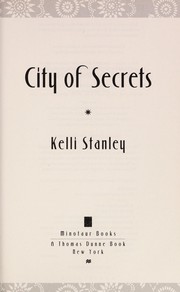 Front cover of City of secrets by Kelli Stanley