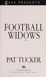 Front cover of Football widows by Pat Tucker