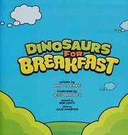 Cover of Dinosaurs for breakfast by Amy J. Lemke