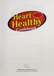 Cover of Heart healthy cookbook by Louis Weber
