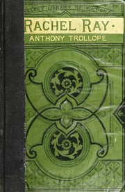 Cover of Rachel Ray by Anthony Trollope