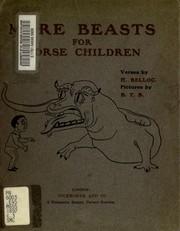 Front cover of The bad child's book of beasts by Hilaire Belloc
