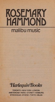 Front cover of Malibu Music by Rosemary Hammond