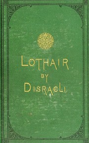 Cover of Lothair by Benjamin Disraeli
