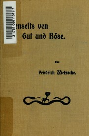 Cover of Jenseits von Gut und Böse by Friedrich Nietzsche