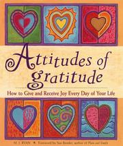 Front cover of Attitudes of Gratitude by Ryan, M. J.