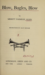 Cover of Blow, bugles, blow .. by Merritt Parmelee Allen