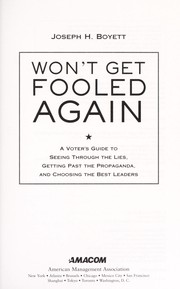 Cover of Won't get fooled again by Joseph H. Boyett