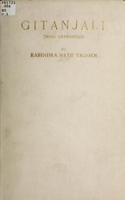 Front cover of Gitanjali (song offerings) by Rabindranath Tagore