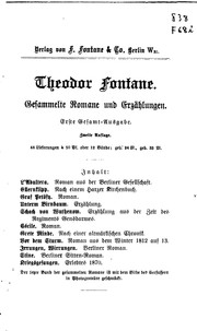 Front cover of Irrungen, Wirrungen by Theodor Fontane