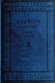 Cover of Silvae by Publius Papinius Statius
