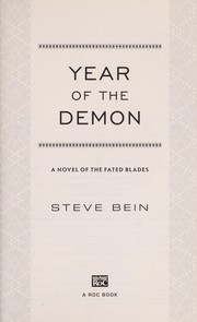 Cover of Year of the demon by Steve Bein