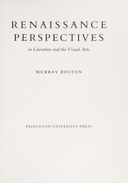 Front cover of Changing perspectives in literature and the visual arts, 1650-1820 by Murray Roston