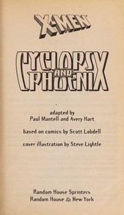 Cover of Cyclops and Phoenix by Paul Mantell