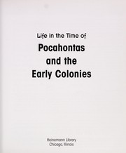 Front cover of Pocahontas and the early colonies by Lisa Trumbauer