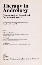 Cover of Therapy in andrology by Willy Pasini