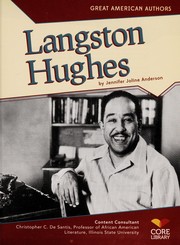 Front cover of Langston Hughes by Jennifer Joline Anderson