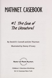Front cover of The case of the unnatural by David D. Connell