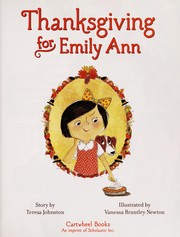 Front cover of Thanksgiving for Emily Ann by Teresa Johnston