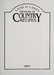 Front cover of Land O Lakes treasury of country recipes by Unknown