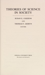 Cover of Theories of science in society by Susan E. Cozzens